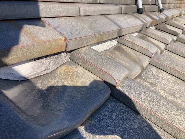 重ね塗りされた漆喰